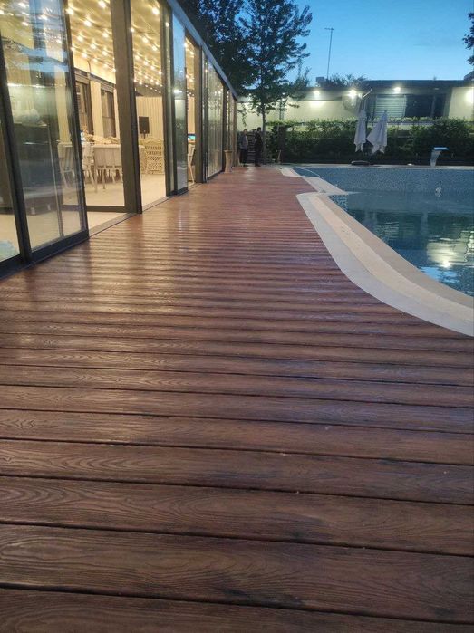 Террасная доска из ДПК производства Китая