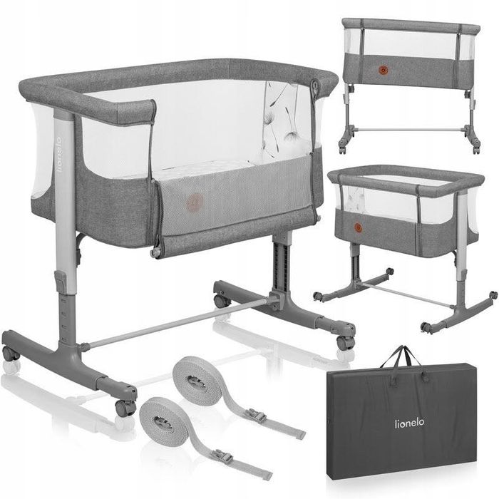 Pătuț co-sleeper Lionelo Aurora 3 in 1