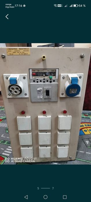 Organizator electric pentru șantier defect