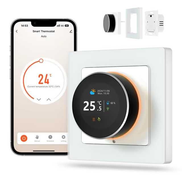 Termostat încălzire pardoseală MIUCDA WiFi WT20R control vocal
