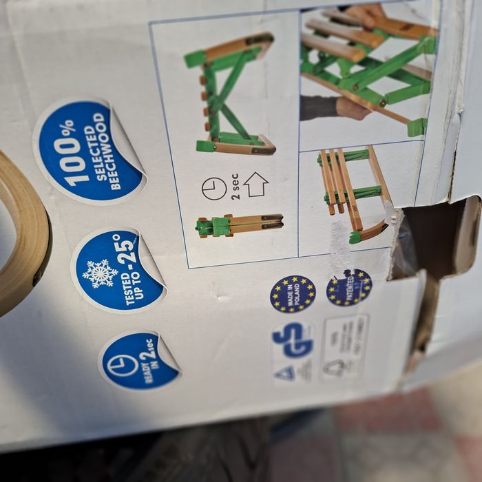 Продам деревянные санки!
