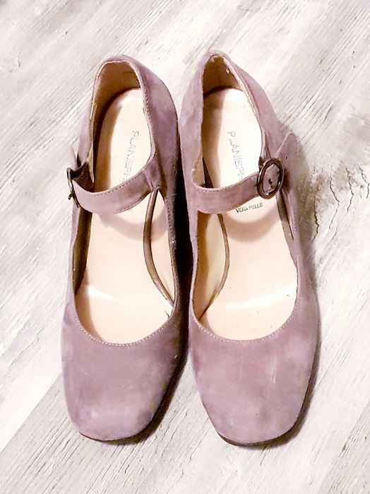 Pantofi damă, marca Planisphere, Made in Italy, din piele întoarsă, 39