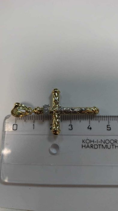 (AG 35) Medalion "cruce" aur 14K B.33388 / 856 lei