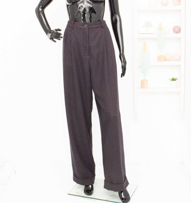 COS оригинален дамски панталон вълна широк 40 М