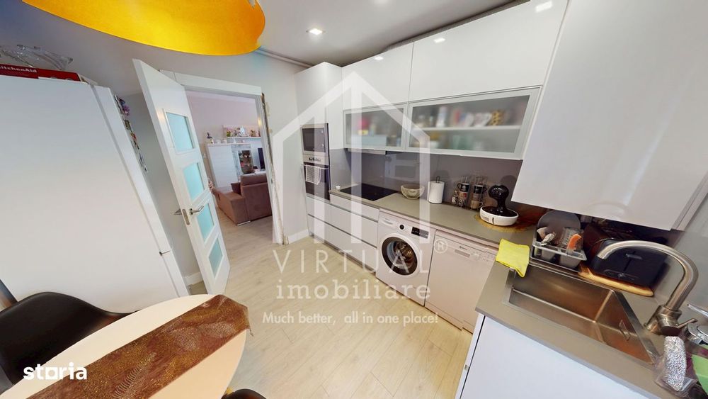 Apartament de vanzare in Sibiu, 77 mp, mobilat si utilat, cartier Alma