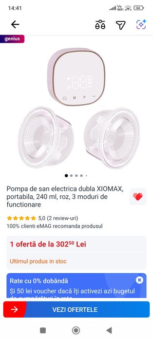 Pompa de san electrica XIOMAX
