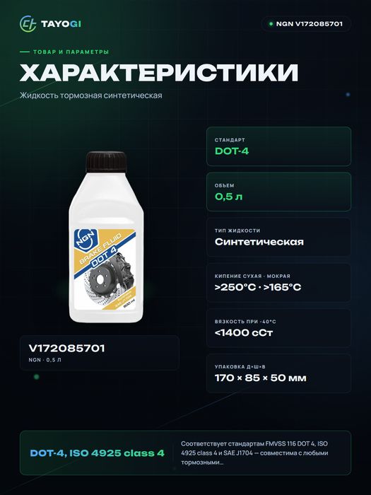 NGN Жидкость тормозная