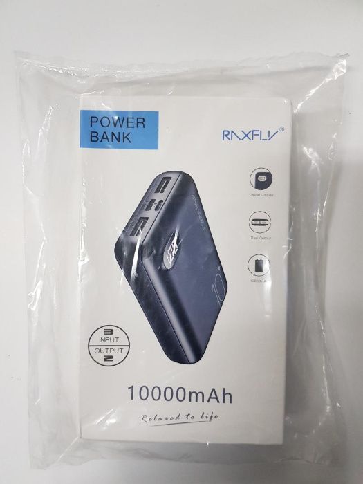 Acumulator telefon 10000 mAh, Bussines! 2 USB, Display, Led. Nou!