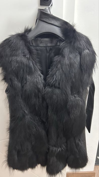 Дамски елек от лисица Rockeds - S