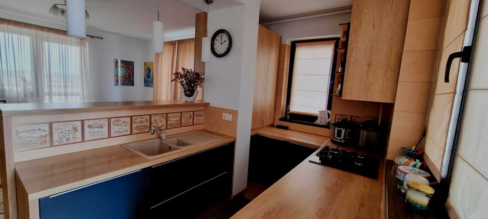 Penthouse spațios 3 camere, 105 mp, terasă 74 mp, garaj, Sisești Băneasa