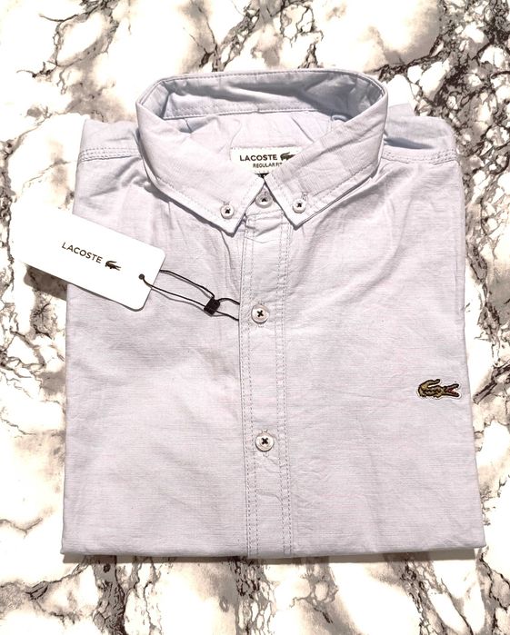 cămașă cu manecă lungă Lacoste 4 culori  si Tommy grena