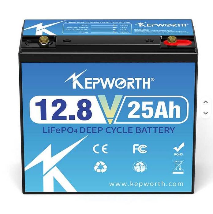 Батерия акумулаторна LiFePo4 12v 25Ah x2