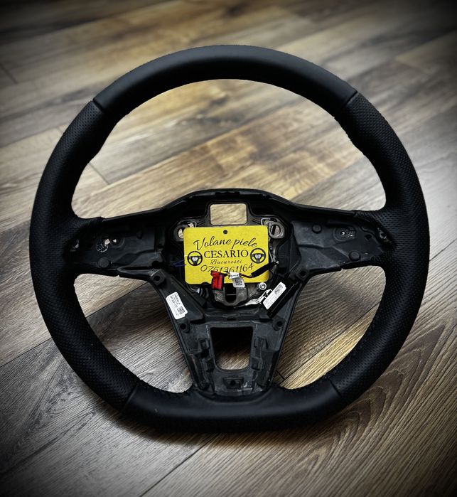 Volan piele naturală nappa Golf 8,Passat B8, Tiguan, T Cross,Roc,ID3-4