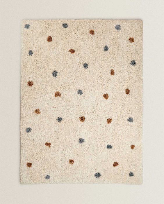 Детски килим Zara Home 90 х 150 см с основа против хлъзгане