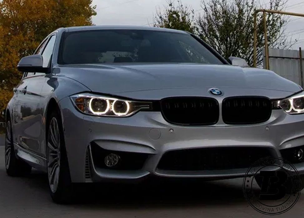 Grile Duble compatibile cu BMW Seria 3 F30 F31 M Design