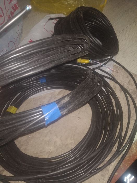 Куски кабеля, медный.