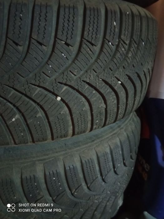 Зимни гуми с  железни джанти 5х100, 195\65\15  на 57.1мм.