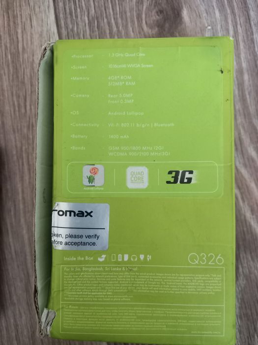 Продам Micromax Q326 и Vivo Y20
