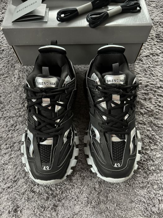 Balenciaga Track Black Silver