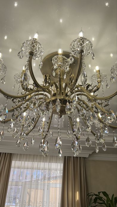 Люстра хрусталь большая