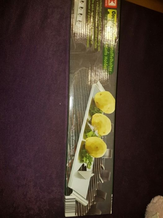 Държач за печене на картофи на скара