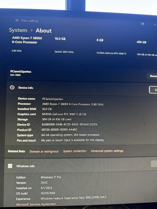 Setup full gaming