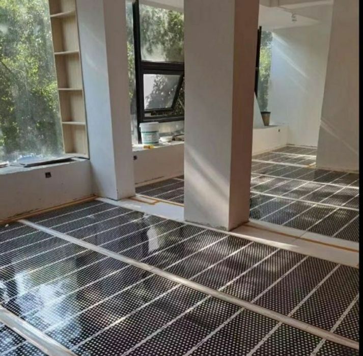 Электрически тёплый пол установка