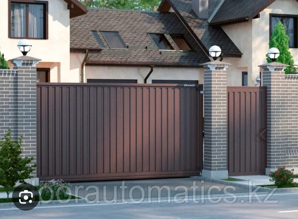 Ворота откатные для дома