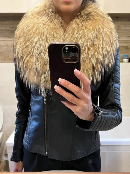 Geaca piele naturala