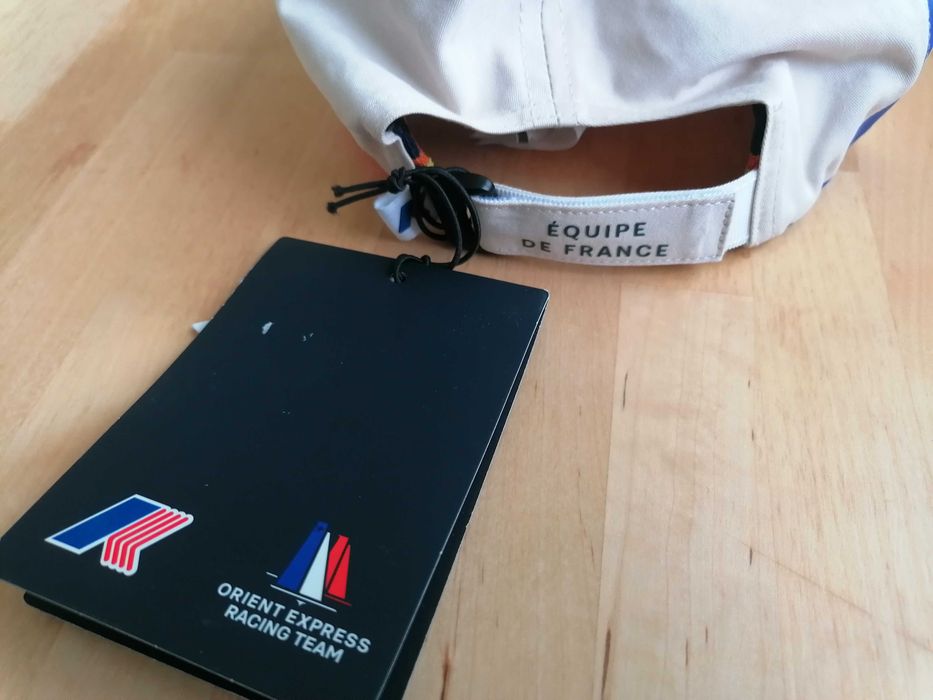 Șapcă K-Way Roberty Orient Express Team AC originală unisex BEJ nouă cu etichetă, regatta yachting sailing cap America’s Cup, ajustabilă, poze reale