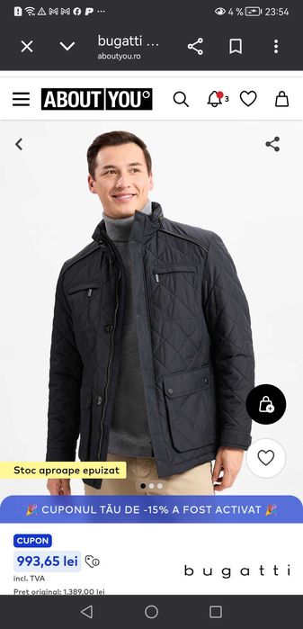 Pelerina Bugatti Barbati i