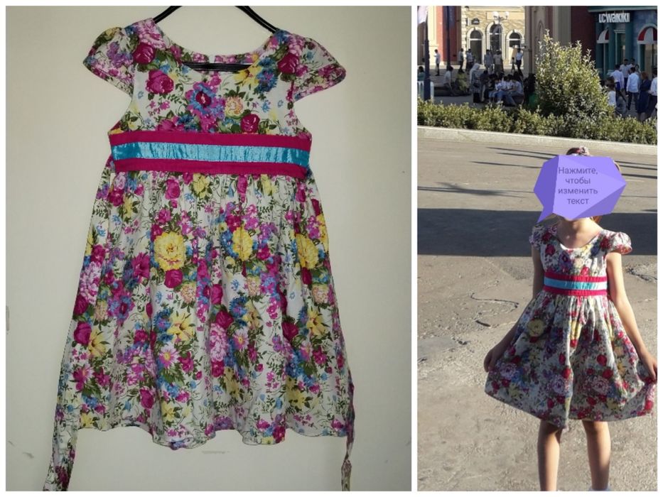 Платья на девочку 3-5 лет.