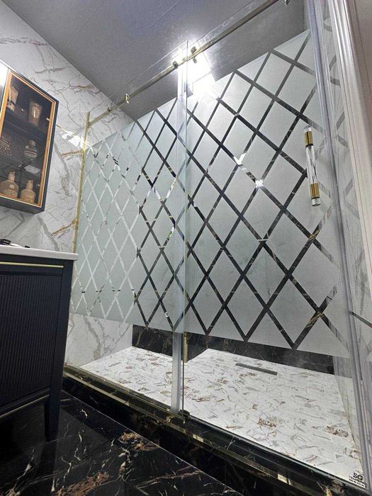 Rombik oyna, TEZ VA SIFATLI Dush kabina, Podsvetka. Zakaz asosida!