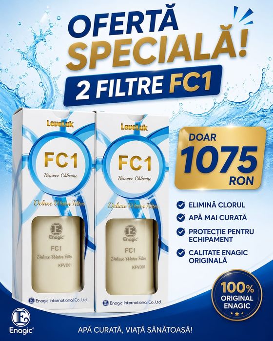 FC 1  filtru kangen original 2 buc la preț de   = 1 075ron