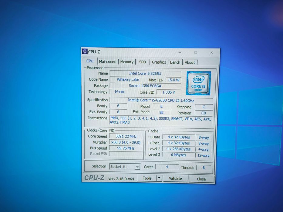 unitate mini pc Think Centre M90n-1 Nano i5 8265u 8gb 256gb