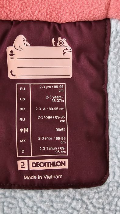 Costum ski fetite 2-3 ani
