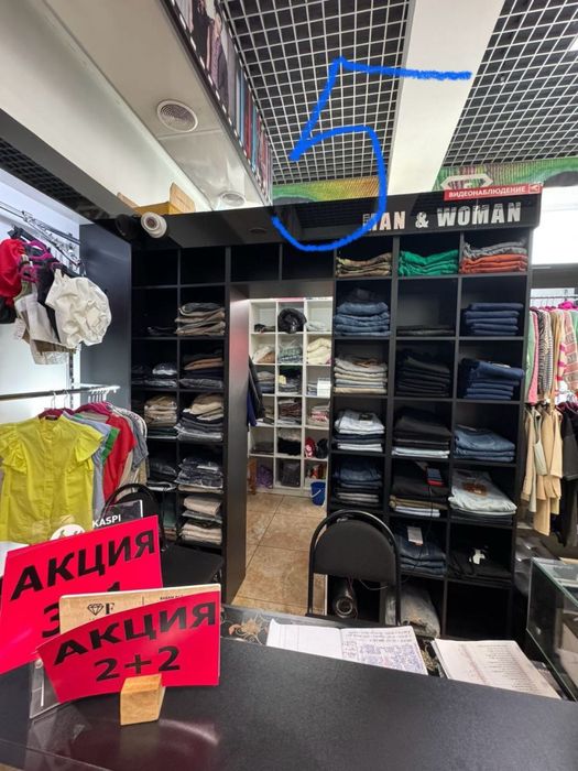 Торговое оборудование для одежды б/у