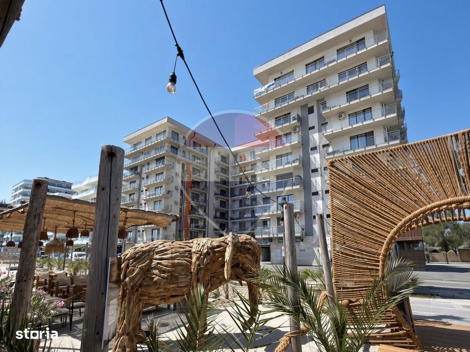 3 camere langa plaja cu parcare | terasa si vedere la mare
