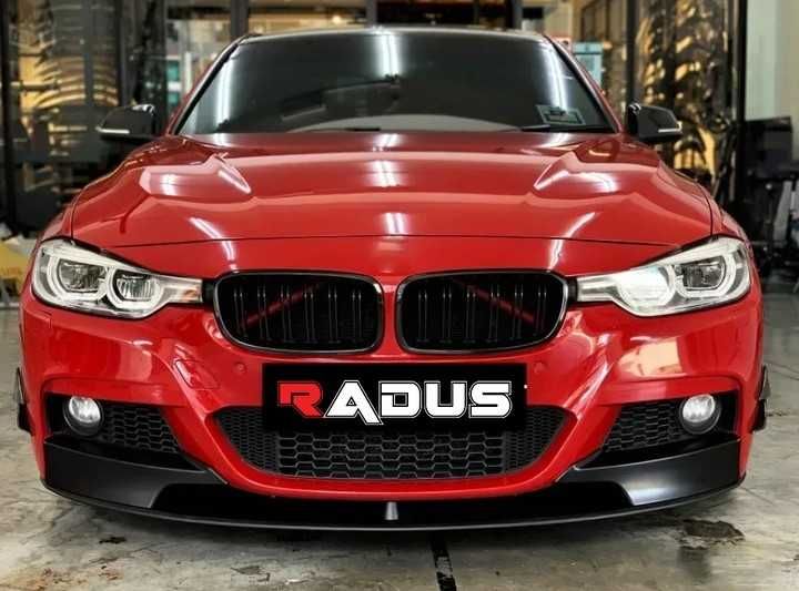Grile duble BMW F30 F31 2012-2017, negru lucios