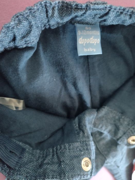 Blugi captusiti mărimea 80 (9-12 luni)