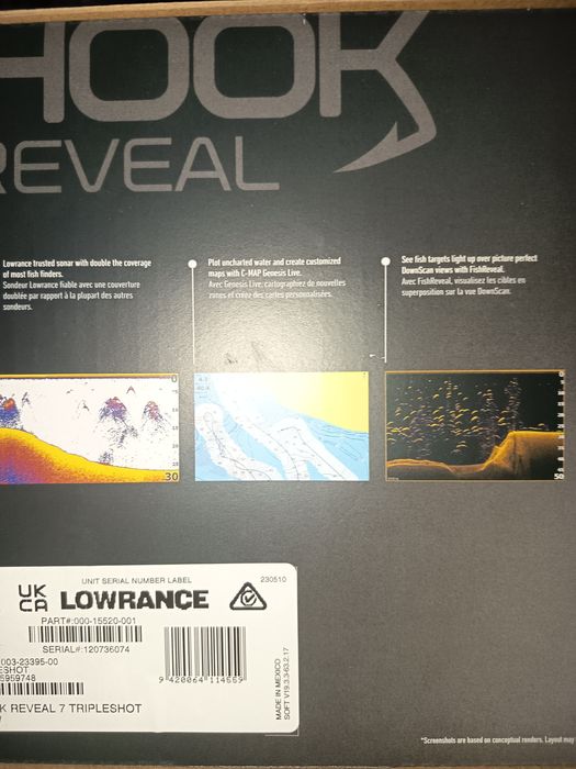 Vând sonar de pescuit lowrance