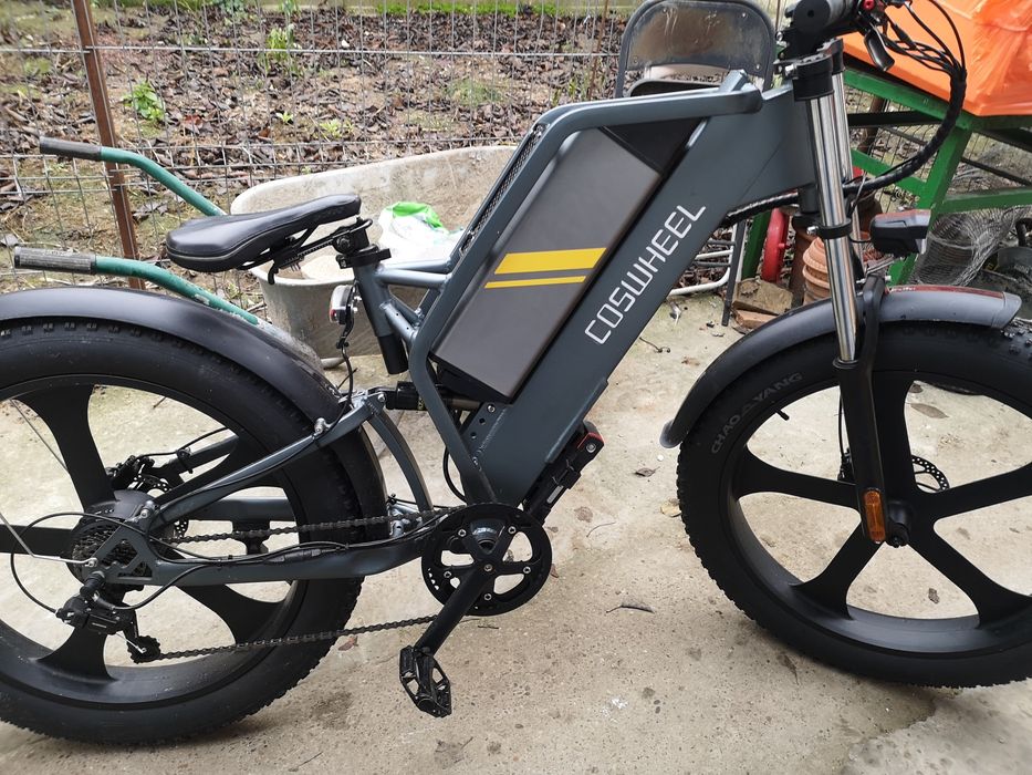 Bicicleta electrica, Coswheel T26, 750 W, 45 km/h, 100 km autonomie, 7
