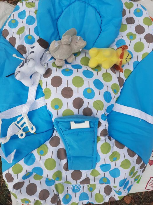 Електрическа музикална люлка шезлонг за бебета Cangaroo