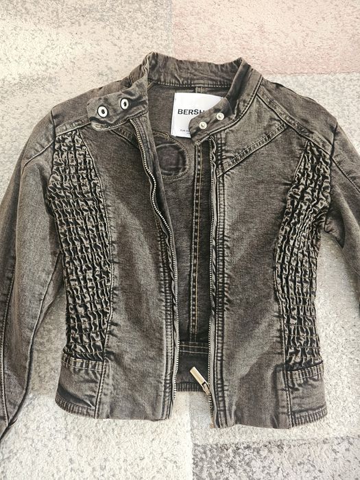 Късо дънкено якенце Bershka