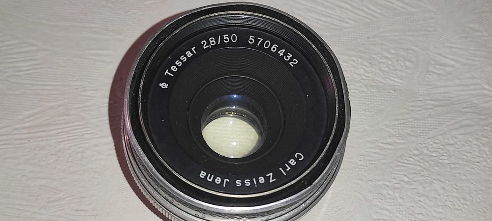 Obiectiv foto  CARL ZEISS JENA TESSAR 2.8/50