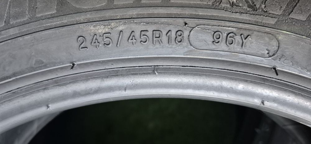 Anvelope 2x245 45 18 michelin dot 19 mm 5
