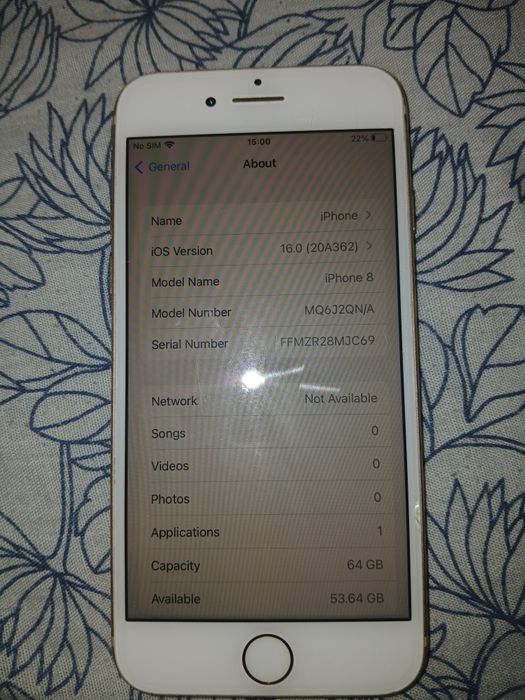 iPhone 8 64GB - Funcțional / Bun de rezervă(Bypass MDM)