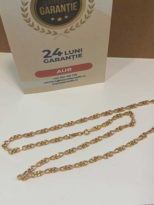 (AG41) Lant aur, 14k b51927.1 - Certificat de garantie! Ridicare din agentie!