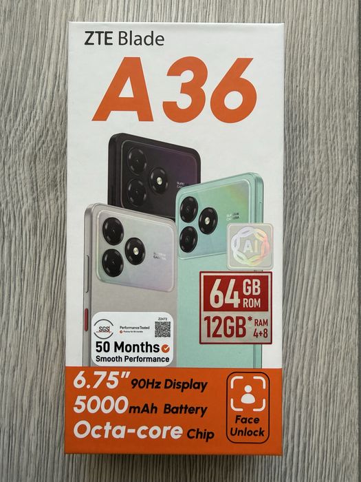 Smartphone ZTE A36 64GB
