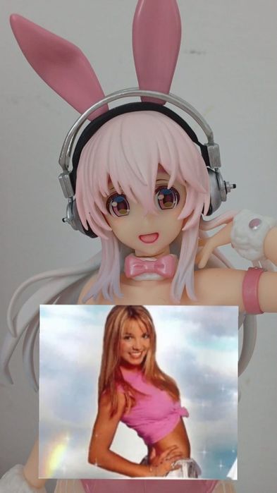 SoniComi (Super Sonico) - Sonico - BiCute Bunnies - Pink Rabbit ver. (FuRyu)